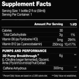 Performax Labs Hyper 3D Pre-Workout Shots - Image 3