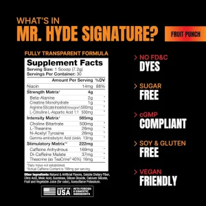 PROSUPPS Mr Hyde Signature Pre Workout 30 Servings - Image 8
