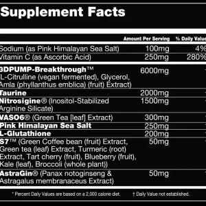 Performax Labs Vaso Max Non Stim Pre-Workout Pump Powder - Image 3
