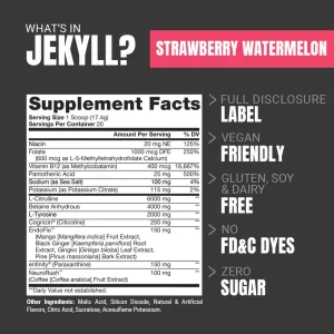 PROSUPPS Jekyll Pre Work-out 20 Servings - Image 9