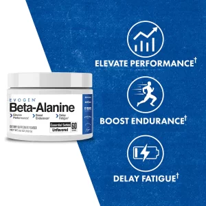 EVOGEN Beta Alanine Powder Unflavored 60 Servings - Image 3