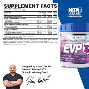 EVOGEN EVP 3D - Non-Stim Pre-Workout - Image 8