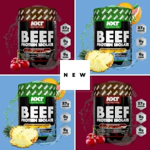 NXT Nutrition Beef Protein Isolate 540g -18 servings - Image 1