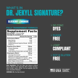 PROSUPPS Dr. Jekyll Signature Stimulant-Free Pre Work-out 30 Servings - Image 5