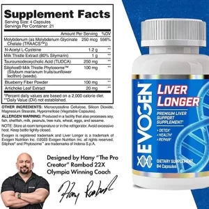 EVOGEN Liver Longer - Premium Liver Support - Image 2