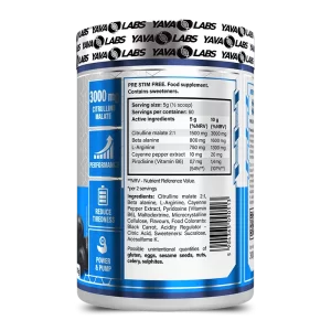 Yava Labs Stim Free ( No Caffeine ) Pre Workout 300g - Image 5