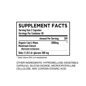 HC Nutrition Lion’s Mane 1000mg - Image 3
